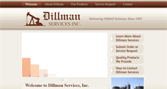 Desktop Screenshot of dillmanservices.com