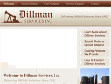 Tablet Screenshot of dillmanservices.com